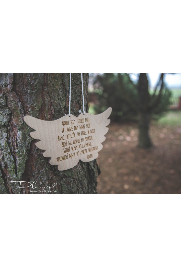 Skrzydełka z modlitwą