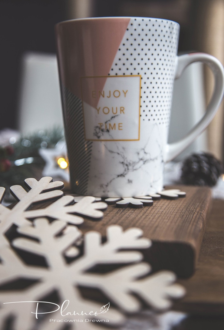 Drewniane podkładki pod kubek