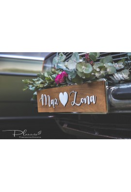 Tablica rejestracyjna rustykalna