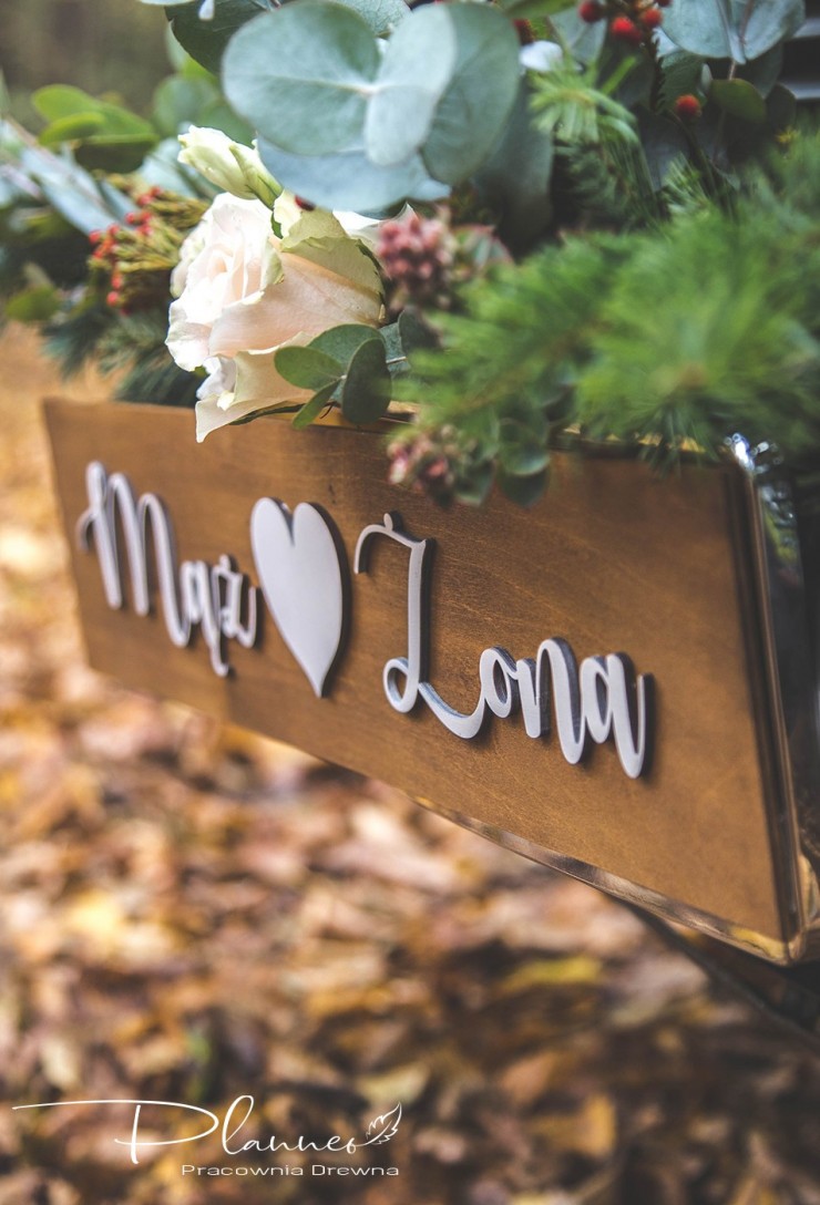 Tablica rejestracyjna Mąż Żona