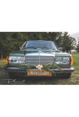 Tablica rejestracyjna Nowożeńcy rustykalna