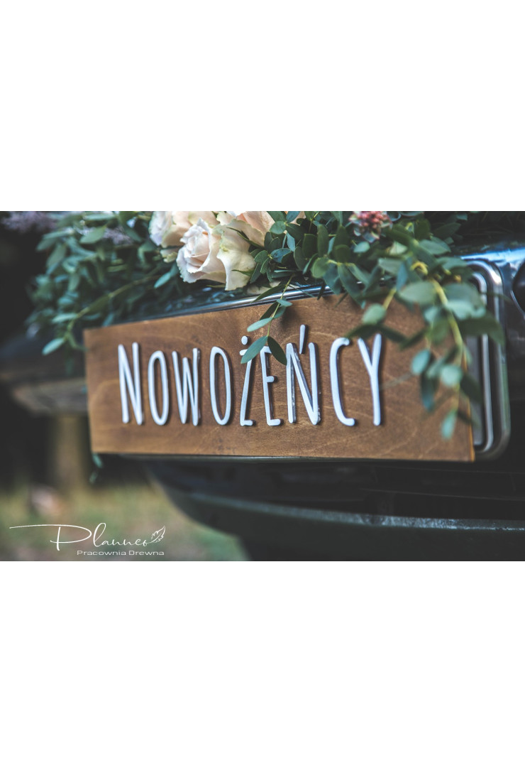 Tablica rejestracyjna boho