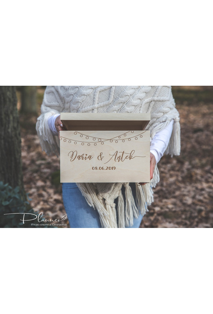 Grawerowana skrzynka na koperty