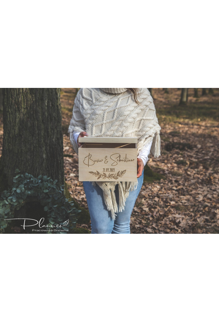 Grawerowana skrzynka na koperty