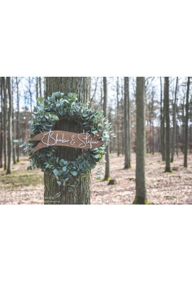 Wstęga z imionami Pary Młodej