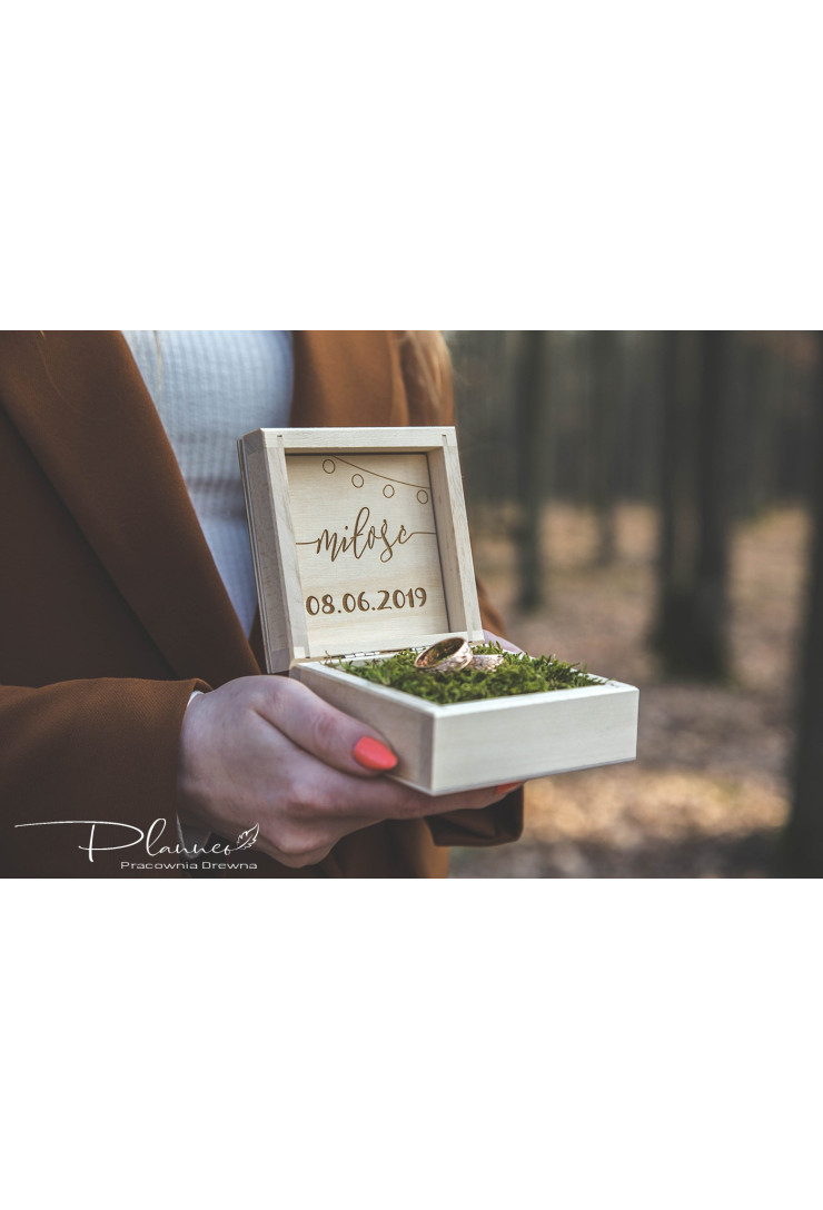 Pudełko na obrączki