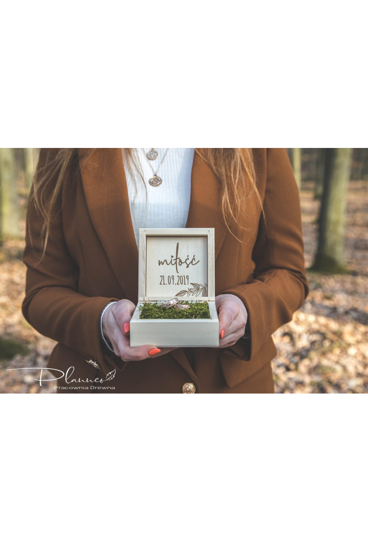 Pudełko na obrączki