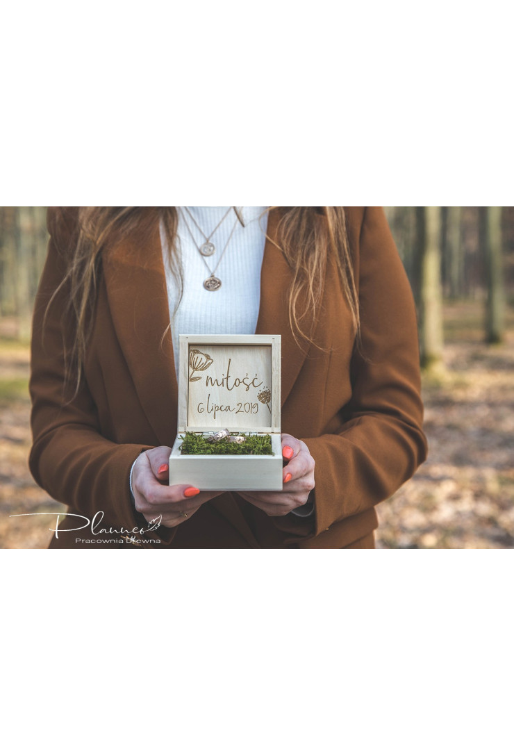 Pudełko na obrączki