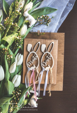 Winietka z imieniem na Wielkanoc