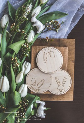 Podkładki zające drewno