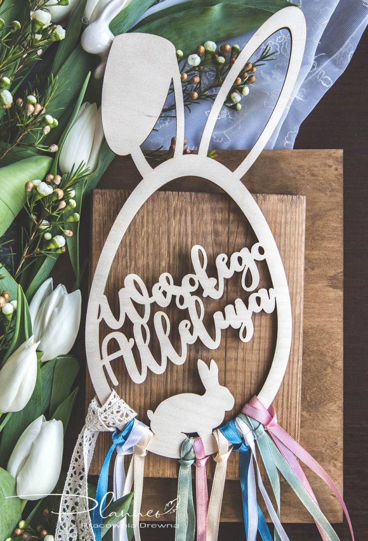 Drewniany łapacz Wesołego Alleluja