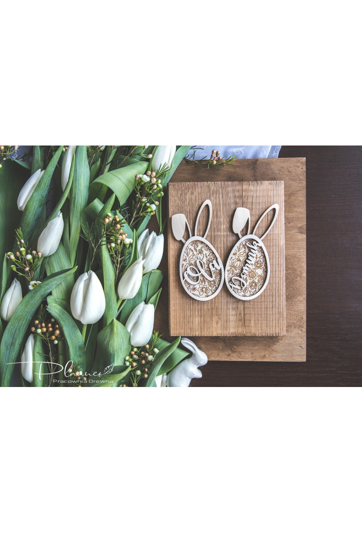 Drewniane jajka Wielkanocne