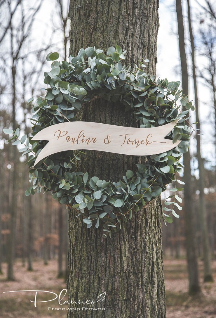 Wstęga grawerowana z imionami