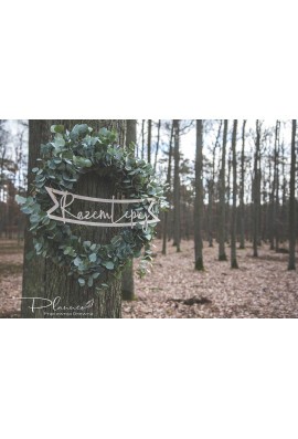 Wstęga Razem lepiej z drewna