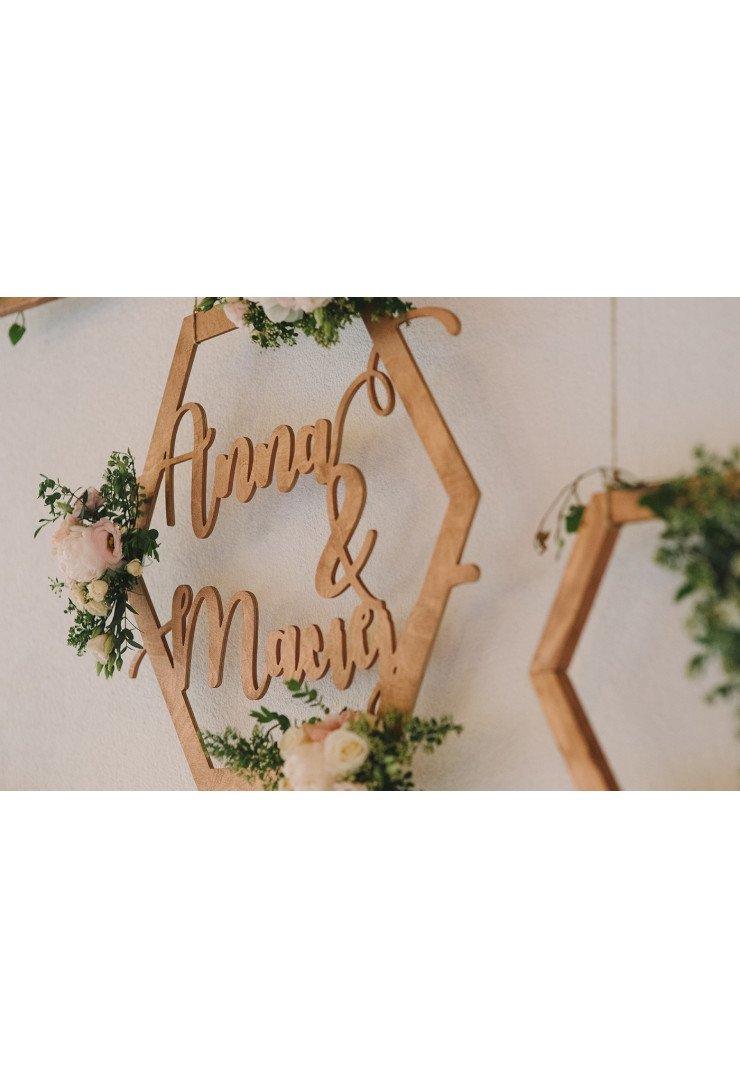 Heksagon imiona Pary Młodej