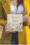 Grawerowane pudełko prośba o błogosławieństwo kwiaty