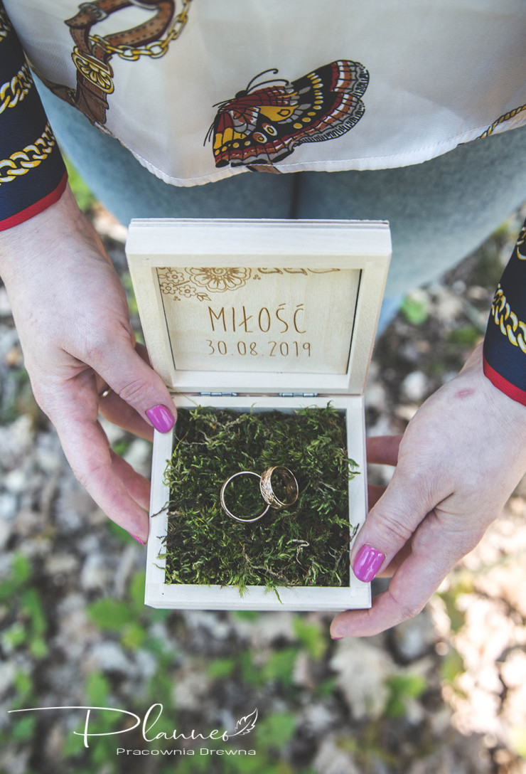Pudełko na obrączki