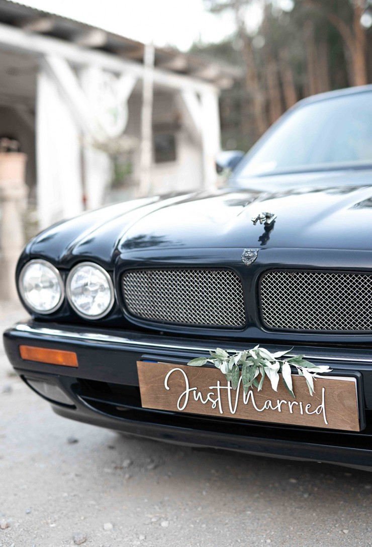 Tablica rejestracyjna Just Married