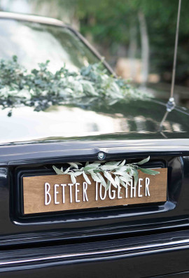 Tablica rejestracyjna Better Together