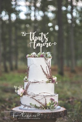 Drewniany topper That's Amore