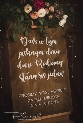 Tablica powitana miejsca a nie strony