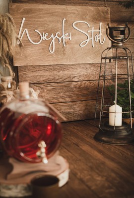 Napis Wiejski Stół