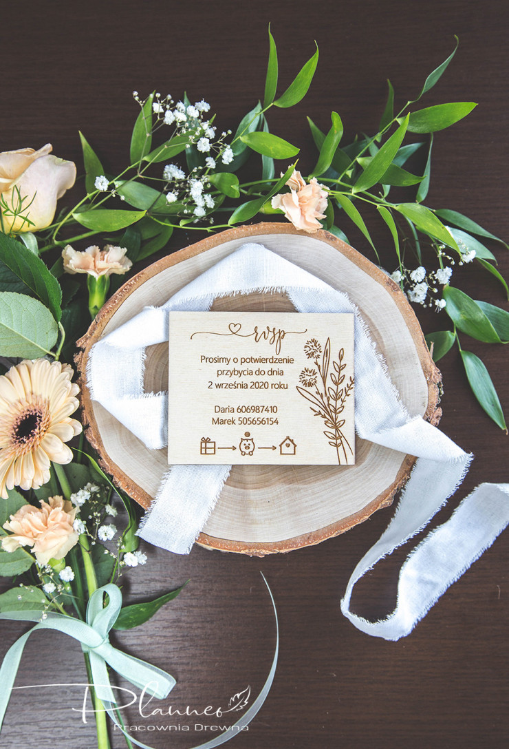 Grawerowane zaproszenia ślubne