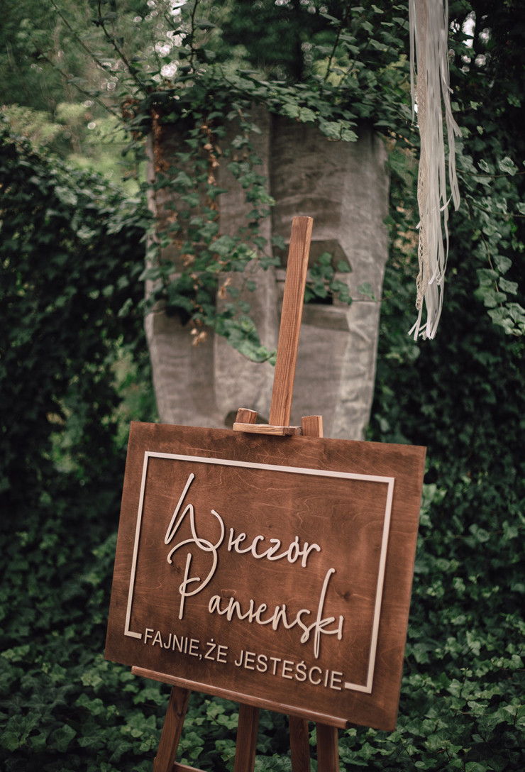 Tablica Wieczór Panieński malowana