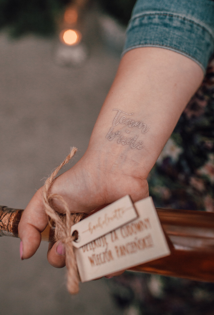 Zawieszki z podziękowaniem grawer