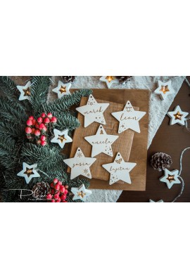 Bombki drewniane personalizowane