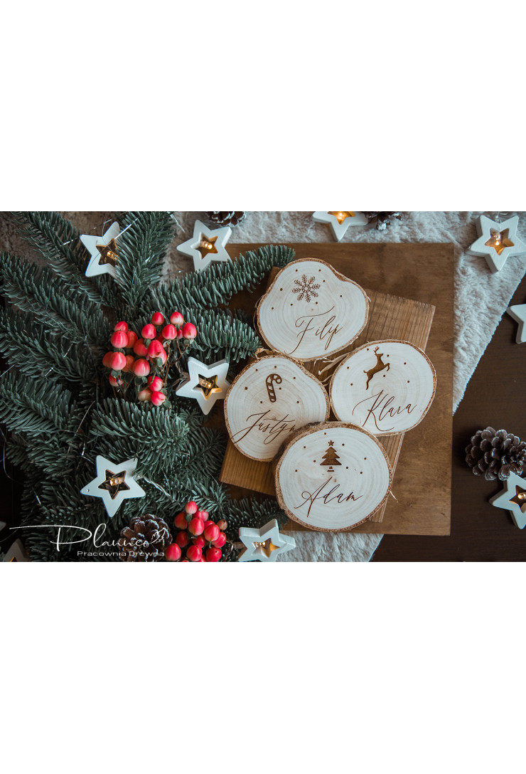 Plaster drewna Bożonarodzeniowy