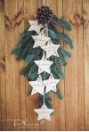 Drewniane gwiazdki z życzeniami