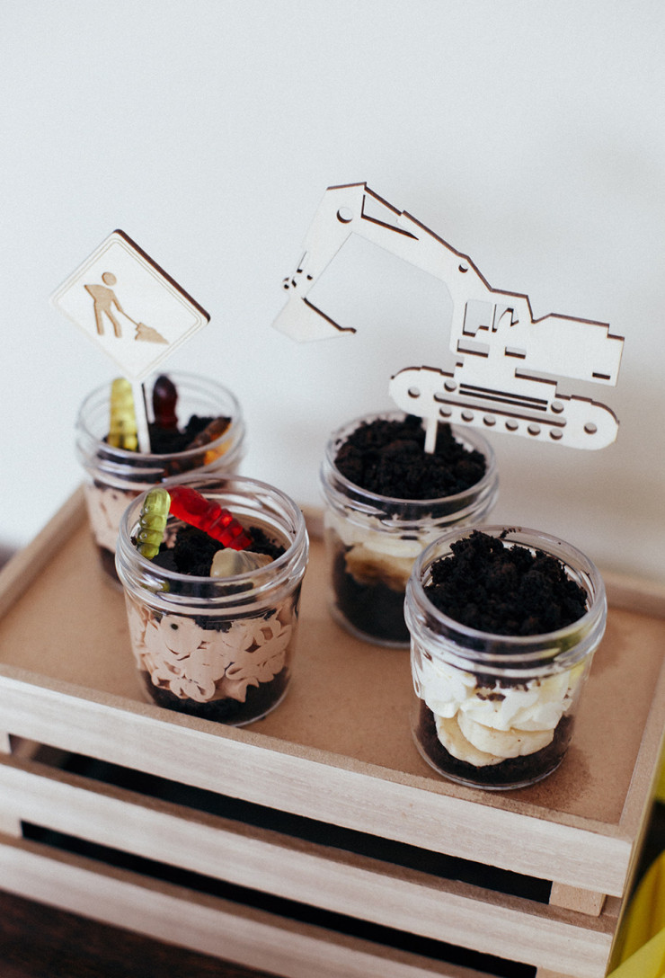 Minitoppery drewniane koparki