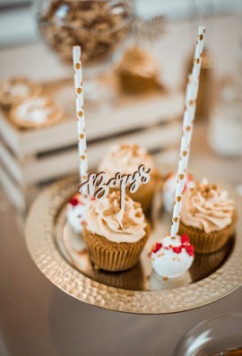 Minitoppery drewniane