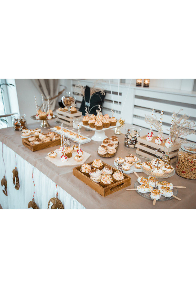 Minitoppery drewniane napisy