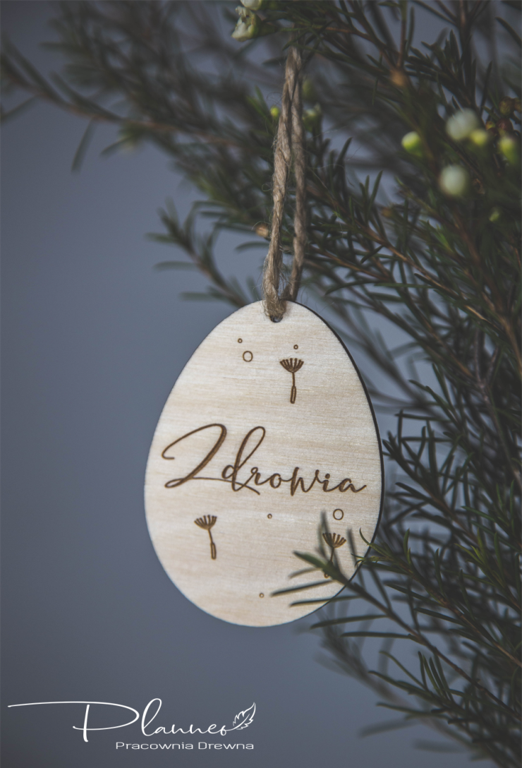 Drewniane jajka na Wielkanoc