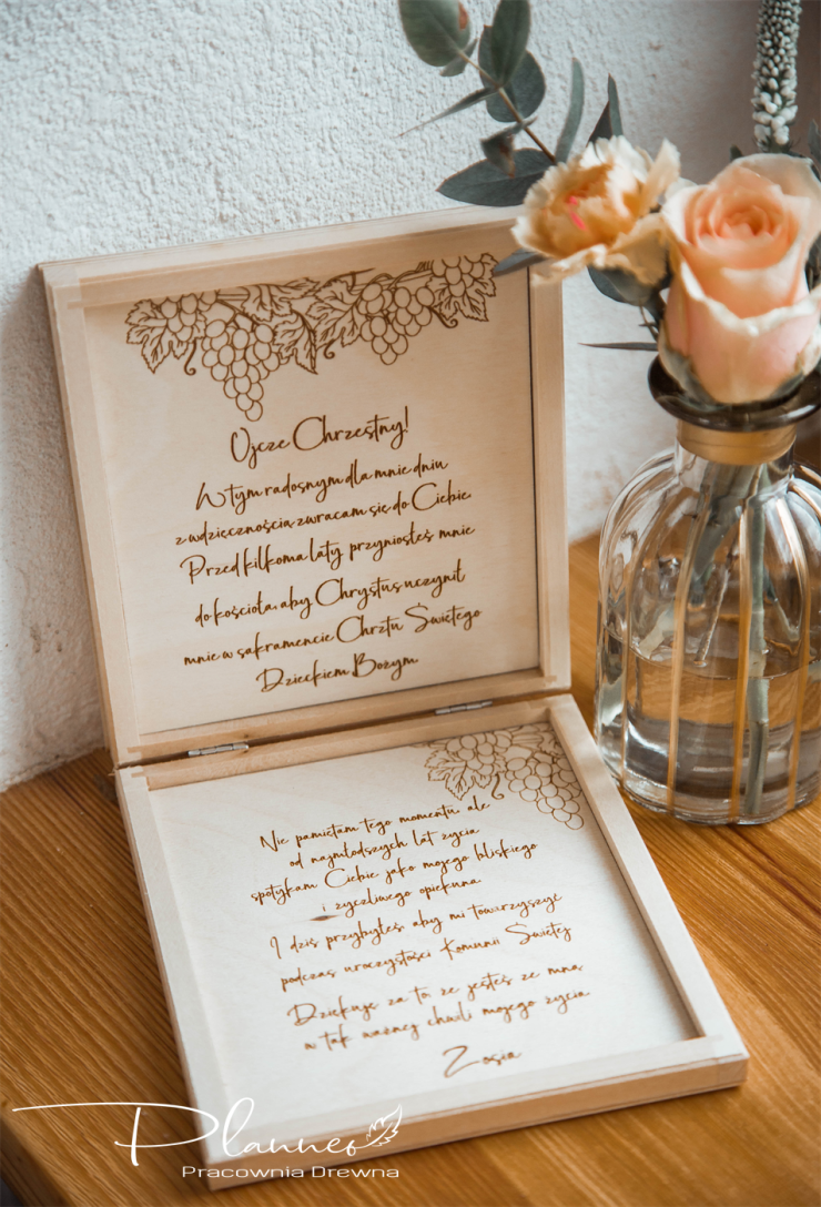 Pamiątka dla Ojca Chrzestnego