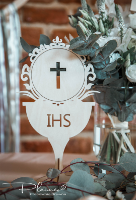 Kielich Komunijny naturalne drewno