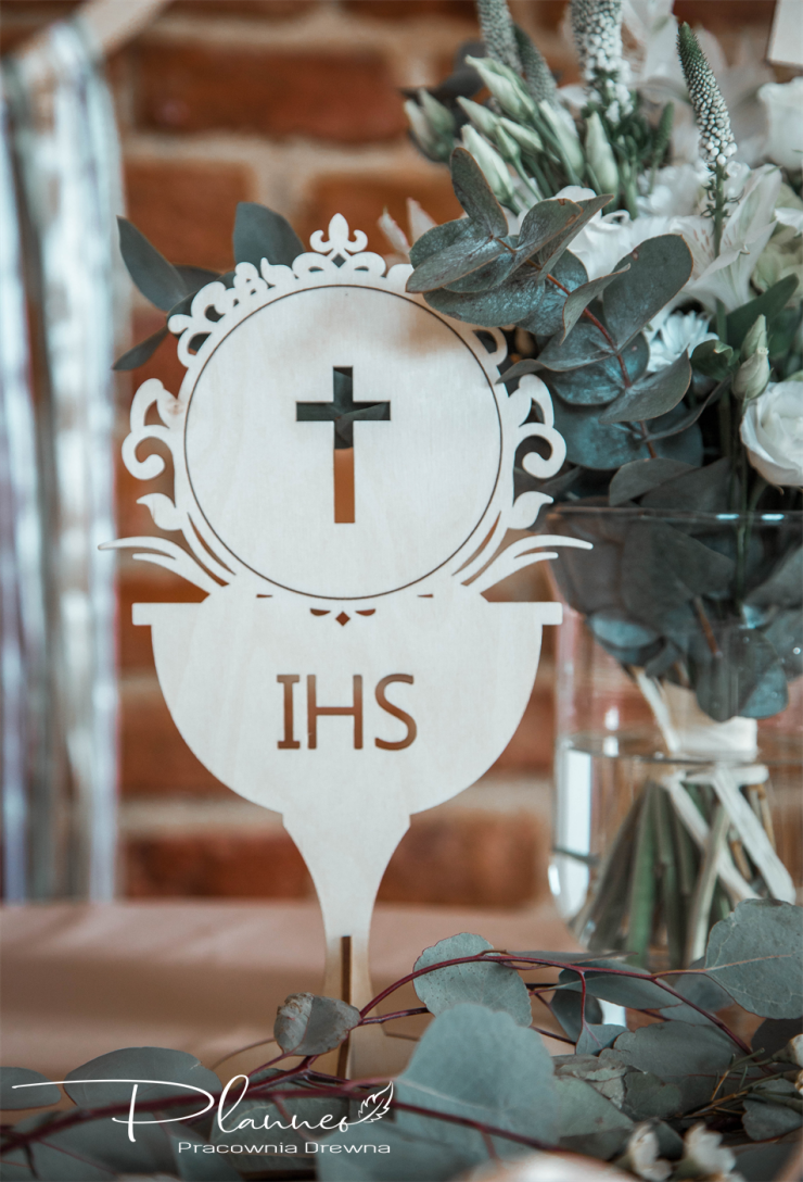 Kielich Komunijny naturalne drewno