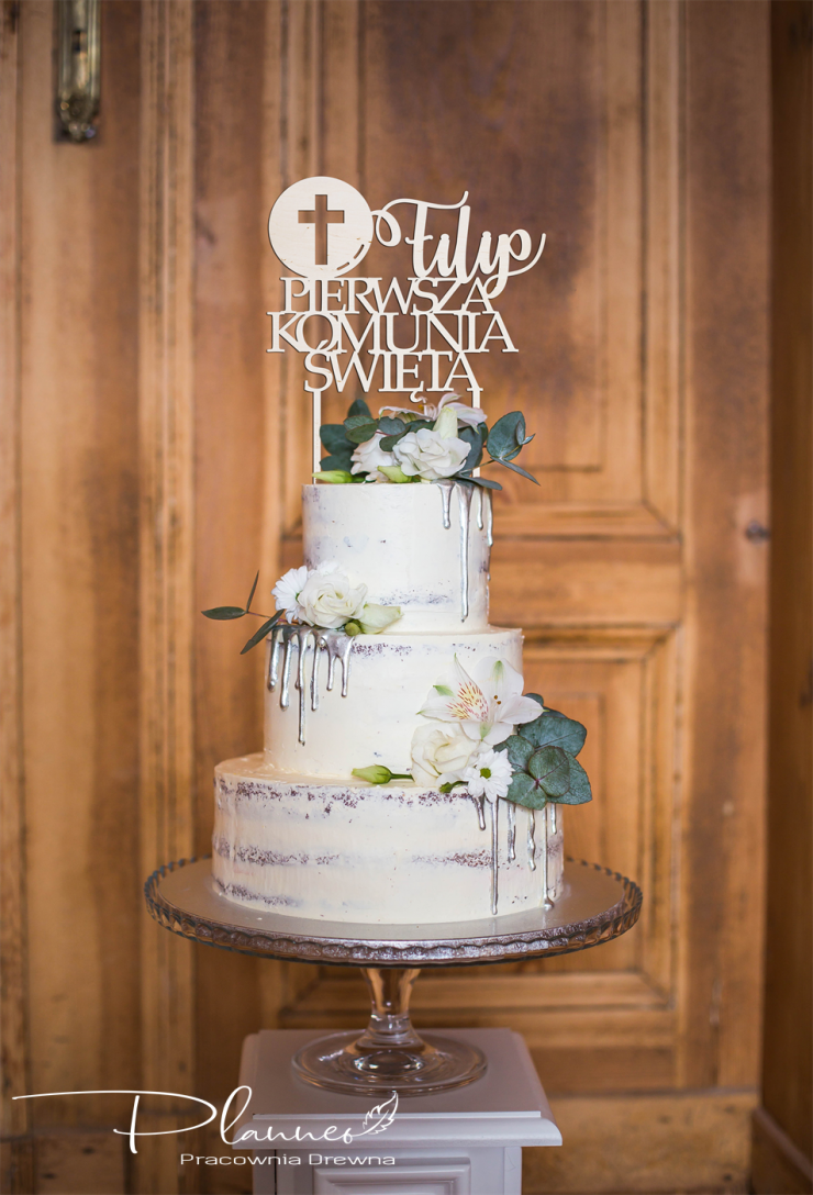 Topper Komunia Święta Duży