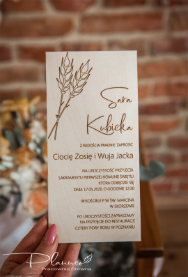 Zaproszenie wzór Kłos