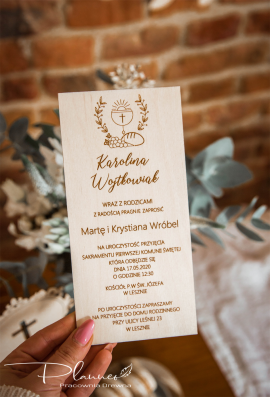 Zaproszenie wzór Kielich