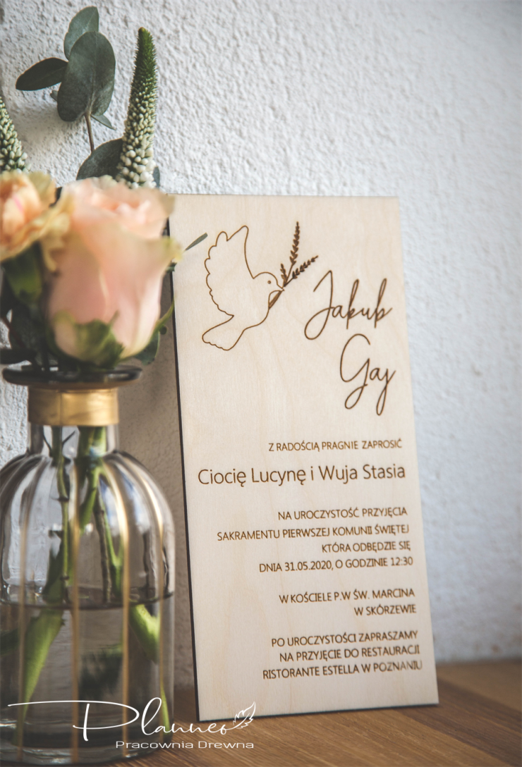 Zaproszenie Komunijne