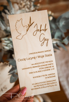 Zaproszenie wzór Gołąbek