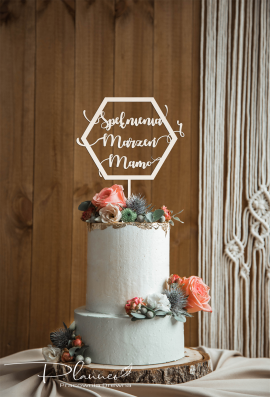 Topper Sześcian Urodzinowy