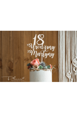 Topper na osiemnastkę