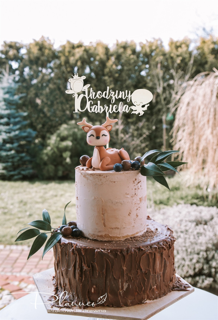 Topper Urodziny Żaba