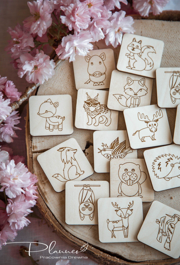 Memory Zwierzęta Leśne