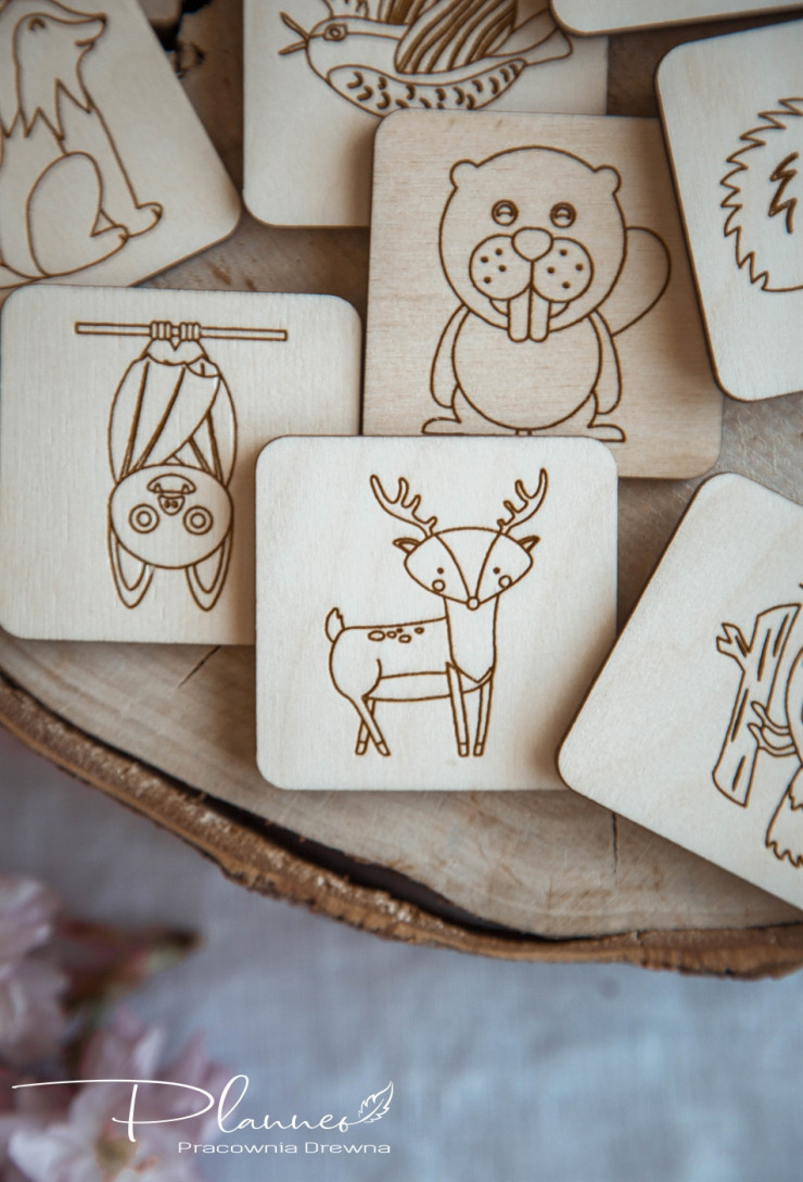 Memory Zwierzęta Leśne