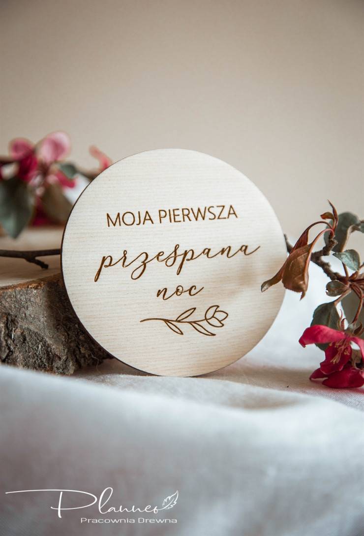 Tabliczki do zdjęć z pierwszymi krokami